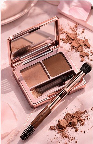Brow powder guide