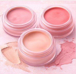 Pink cream blush jar