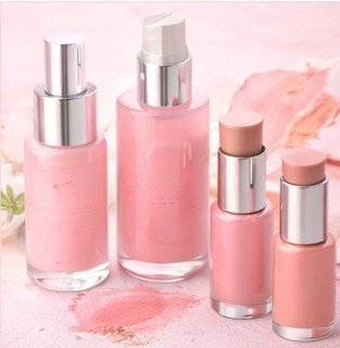 Pink liquid Blush in a pump bottle