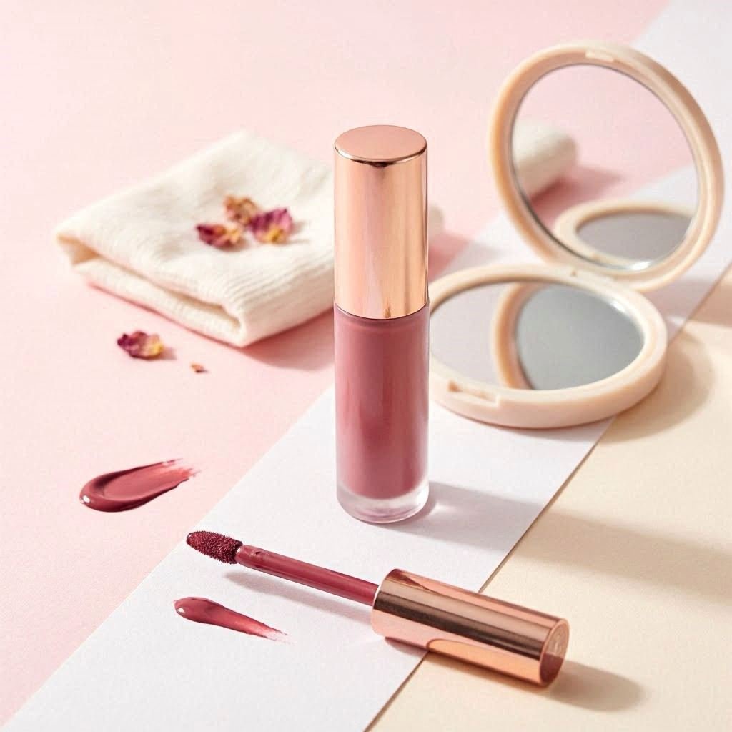 Liquid lipstick guide