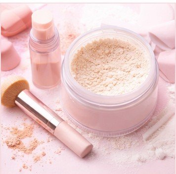 Loose powder guide