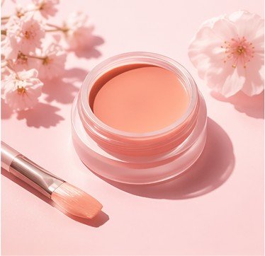 Peach color corrector for blue under-eye circles