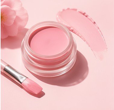 Pink color corrector used to brighten under-eye area and revive dull, tired skin before concealer