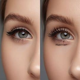 Eyeliner smudging under eyes vs smudge-proof eyeliner result
